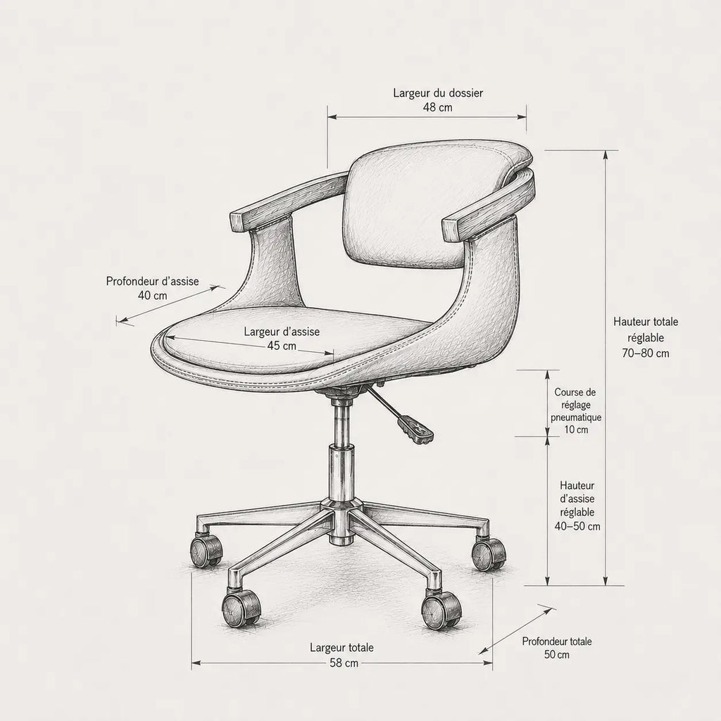 Chaise de bureau | Korda
