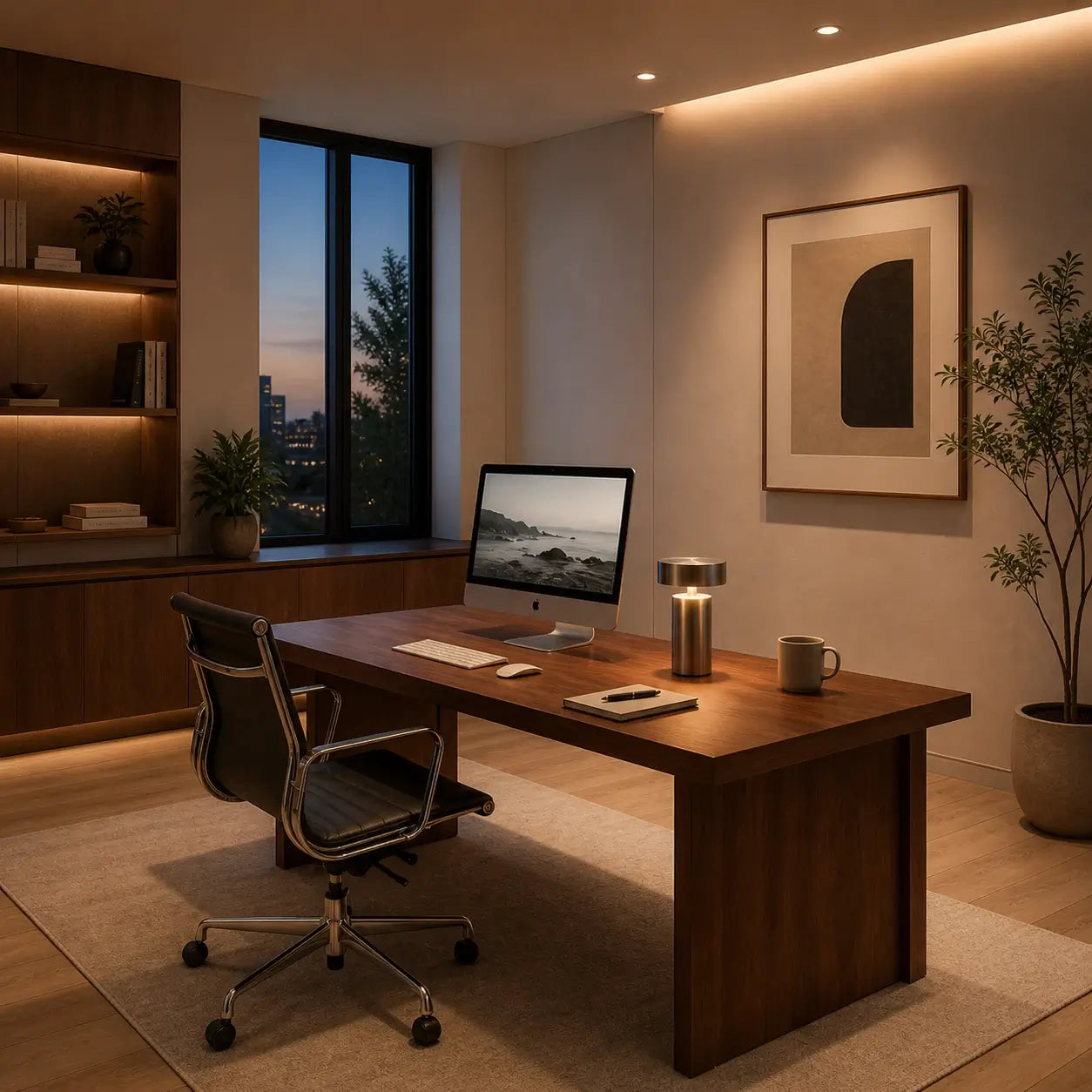 Lampe de bureau sans fil | Petra